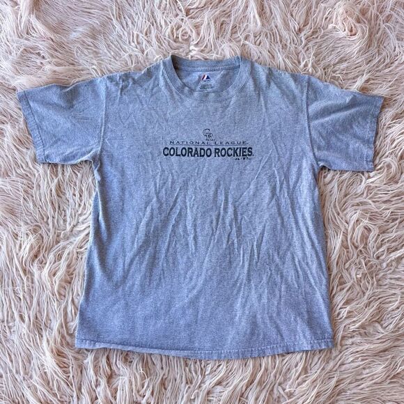 Y2K Colorado Rockies T-shirt - Picture 1 of 4